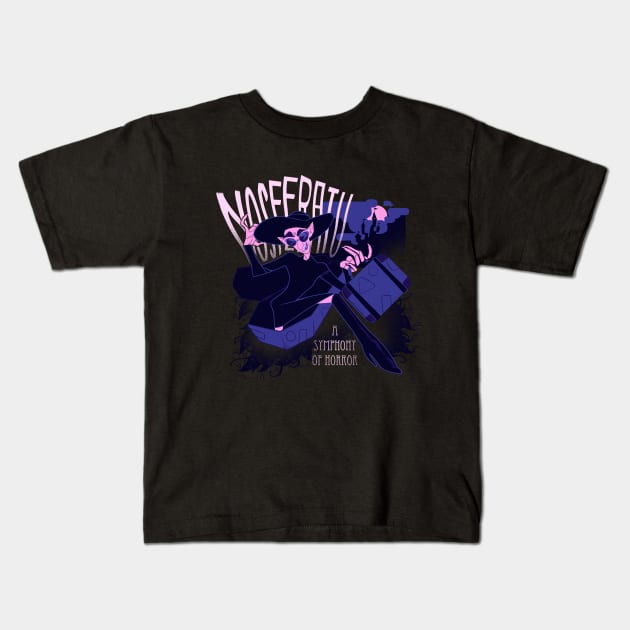 NOSFERATU: A SYMPHONY OF HORROR Kids T-Shirt by shojo_nosferatu